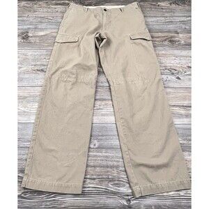 Dockers Men's Khaki Cargo D2 Straight Fit 34x32 (Actual 35x31) Gorpcore Hiking